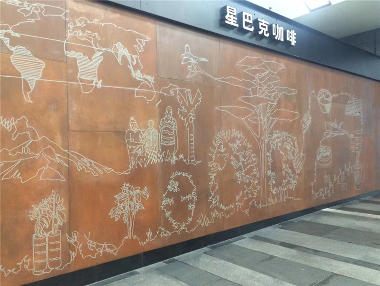 广州耐候钢幕墙