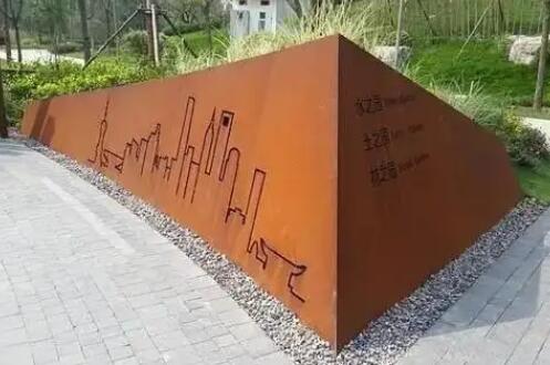 广州耐候钢挡土墙